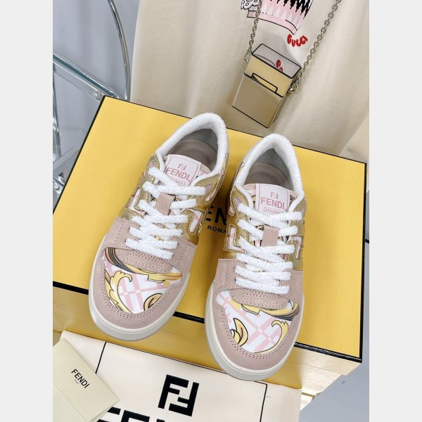 Réplique la plus chaude Fendi x Versace Match Tup F Logo Chaussures-1