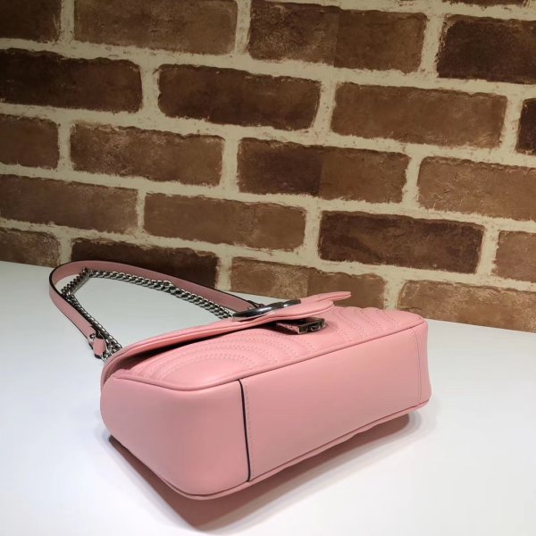 Luxe gucci faux 443497 gg marmont matelassé mini sac-4