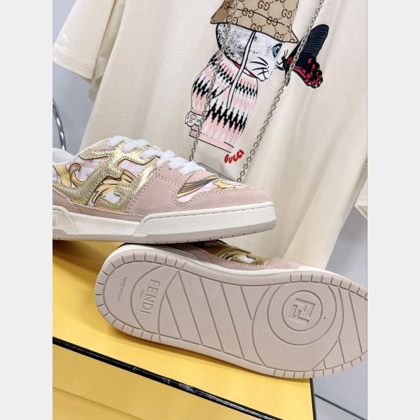 Réplique la plus chaude Fendi x Versace Match Tup F Logo Chaussures-12