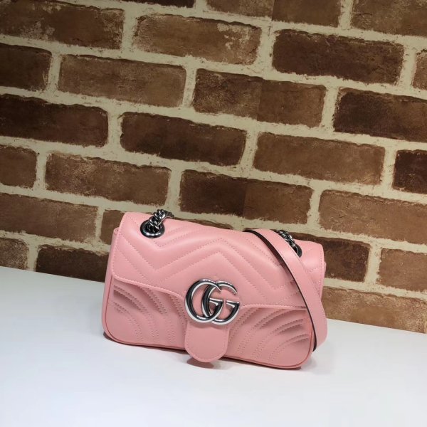 Luxe gucci faux 443497 gg marmont matelassé mini sac-20