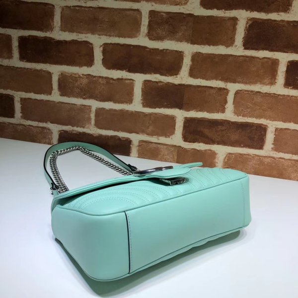 Réplique Gucci de qualité supérieure 443497 GG Marmont Small Matellassé En cuir Sac-4
