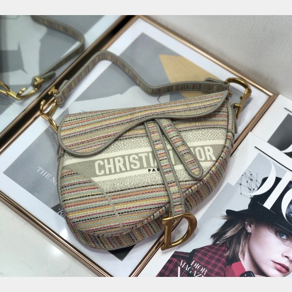 Luxury Best Replica Christian Dior Saddle Handbags à vendre-4