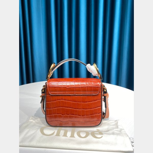Designer Chloé Luxury 6030 C Sac en effet Croco en relief-10