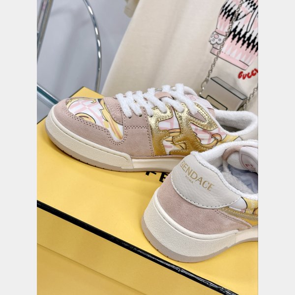 Réplique la plus chaude Fendi x Versace Match Tup F Logo Chaussures-11