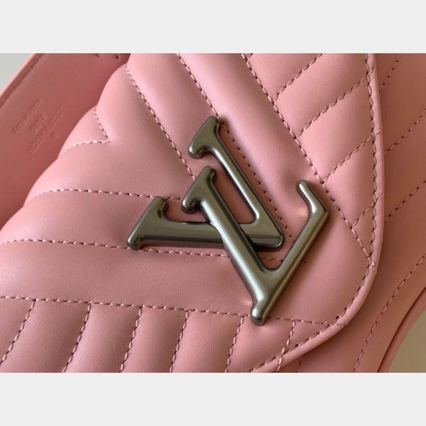 Réplique Louis Vuitton M51683 Bag de chaîne Pink New Wave PM LV 7 étoiles cuir-3