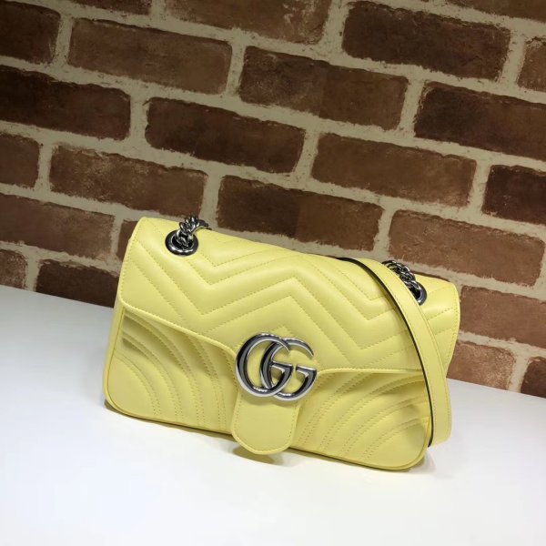 Réplique Gucci de qualité supérieure 443497 GG Marmont Small Matellassé En cuir Sac-8