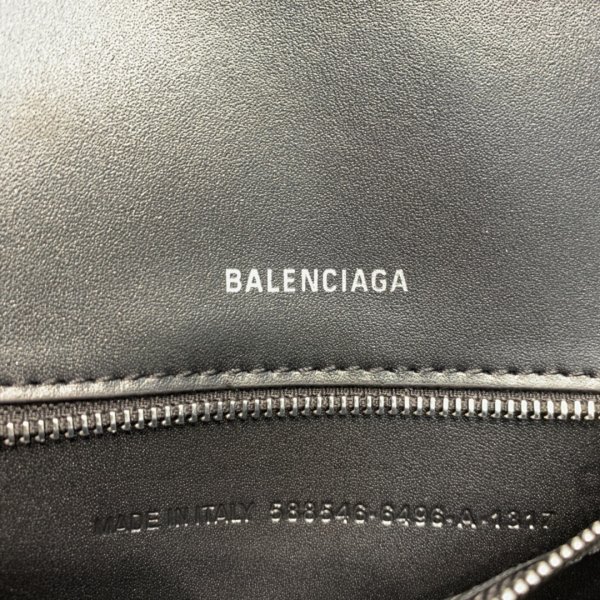 Réplique Balenciaga Haber Hand Handle Sac Lynchee Match Black-7