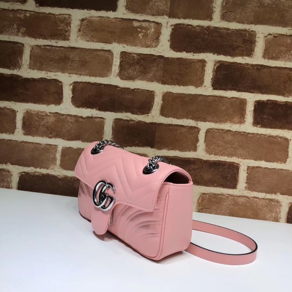 Luxe gucci faux 443497 gg marmont matelassé mini sac-2
