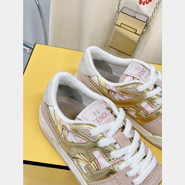 Réplique la plus chaude Fendi x Versace Match Tup F Logo Chaussures-10