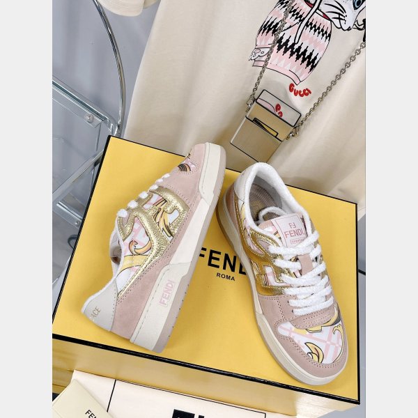 Réplique la plus chaude Fendi x Versace Match Tup F Logo Chaussures-8