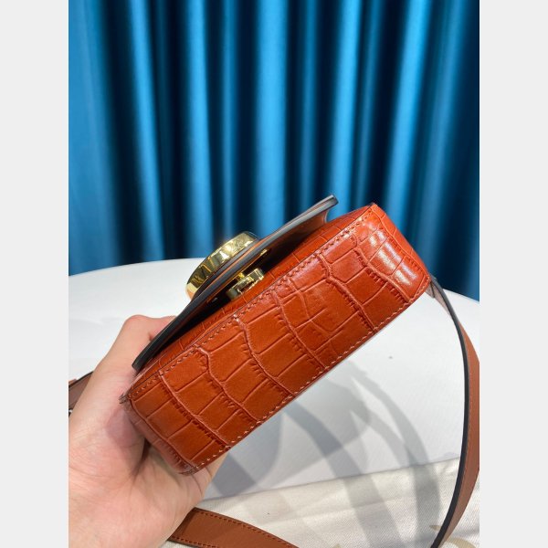 Designer Chloé Luxury 6030 C Sac en effet Croco en relief-11