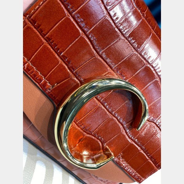 Designer Chloé Luxury 6030 C Sac en effet Croco en relief-12