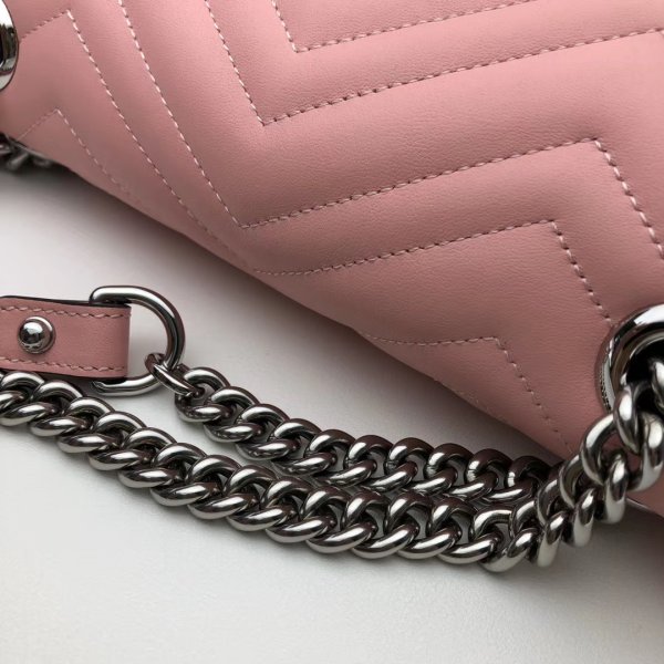 Réplique Gucci de qualité supérieure 443497 GG Marmont Small Matellassé En cuir Sac-18