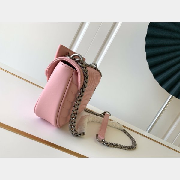 Réplique Louis Vuitton M51683 Bag de chaîne Pink New Wave PM LV 7 étoiles cuir-1
