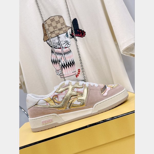Réplique la plus chaude Fendi x Versace Match Tup F Logo Chaussures-9