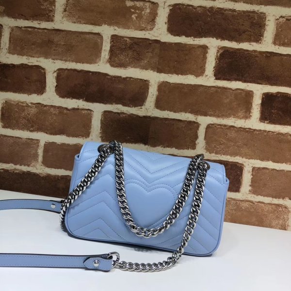 Luxe gucci faux 443497 gg marmont matelassé mini sac-7