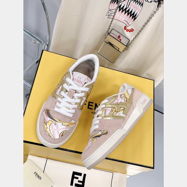 Réplique la plus chaude Fendi x Versace Match Tup F Logo Chaussures-7