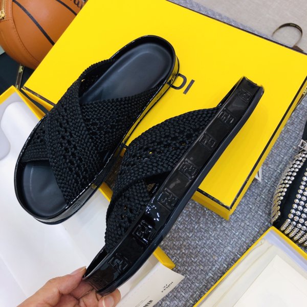 Réplique Fendi Reflections Sandals Chaussures Salet Sale Store-13