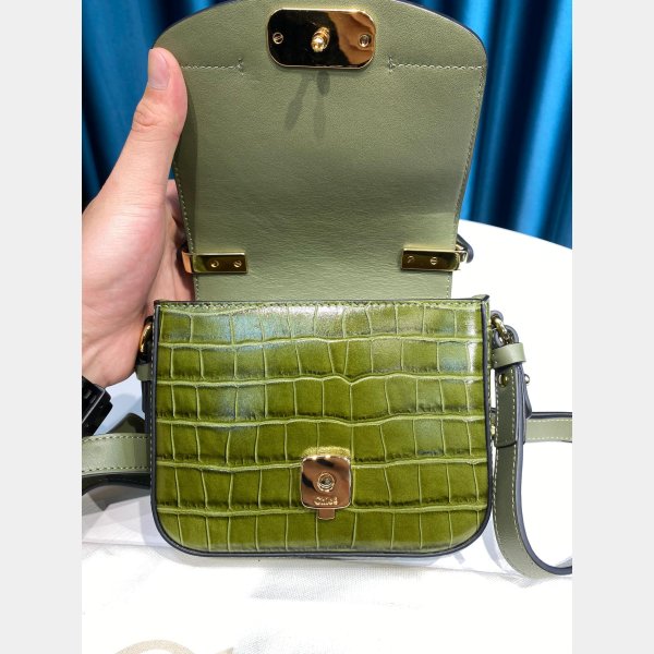 Designer Chloé Luxury 6030 C Sac en effet Croco en relief-3
