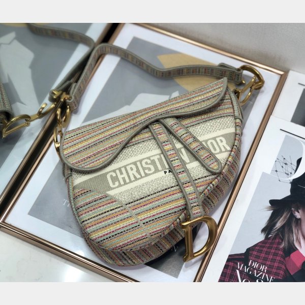 Luxury Best Replica Christian Dior Saddle Handbags à vendre-3